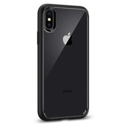 Etui SPIGEN iPhone X XS Ultra Hybrid Matte Black + Szkło 