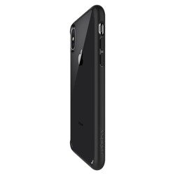 Etui SPIGEN iPhone X XS Ultra Hybrid Matte Black + Szkło 