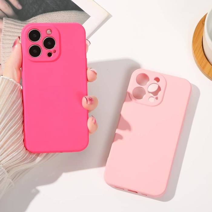 Etui Silicone case etui iPhone 13 Pro Max silikonowy pokrowiec czarne Case