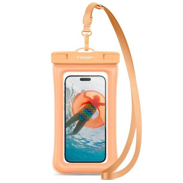 Etui Spigen A610 Universal Waterproof Float Case Apricot Case