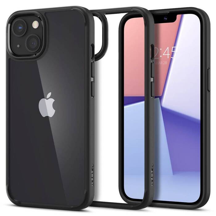 Etui Spigen Apple iPhone 13 Mini Ultra Hybrid Matte Black Czarny Bezbarwny Case