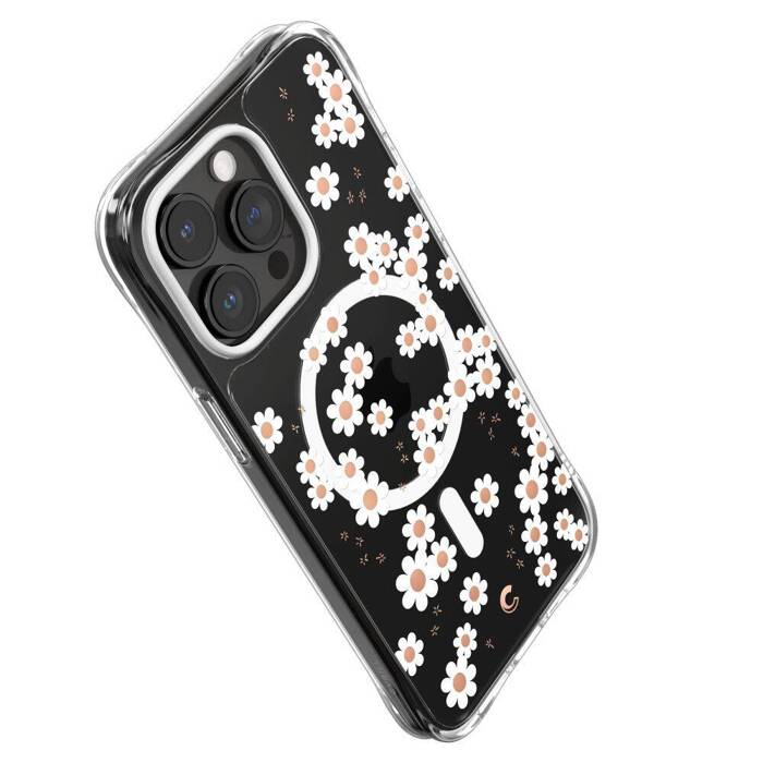 Etui Spigen Cyrill Cecile Mag Magsafe iPhone 15 Pro White Daisy Case