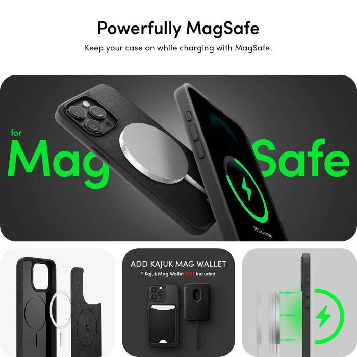 Etui Spigen Cyrill Kajuk Mag Magsafe iPhone 15 Pro Black Case