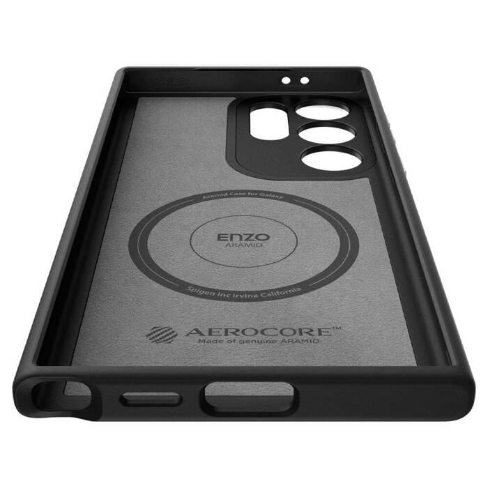 Etui Spigen Enzo Aramid Galaxy S24 Ultra Matte Black Case