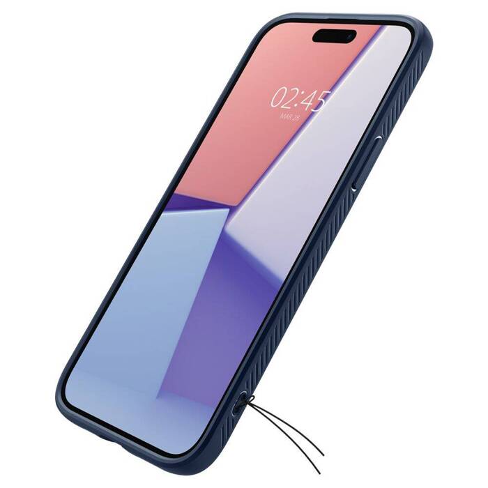 Etui Spigen Liquid Air iPhone 15 Navy Blue Case