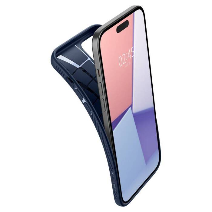 Etui Spigen Liquid Air iPhone 15 Navy Blue Case