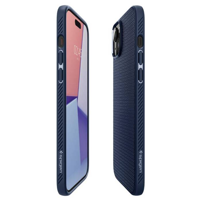 Etui Spigen Liquid Air iPhone 15 Navy Blue Case