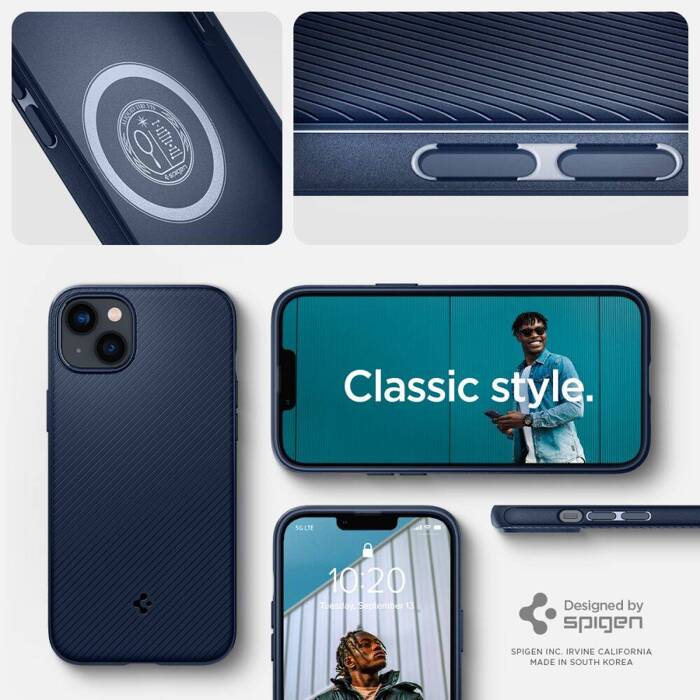 Etui Spigen Mag Armor iPhone 14 Plus Navy Blue