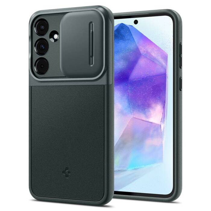 Etui Spigen Optik Armor Galaxy A55 5g Abyss Green Case