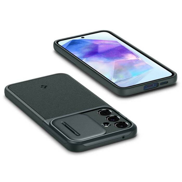 Etui Spigen Optik Armor Galaxy A55 5g Abyss Green Case