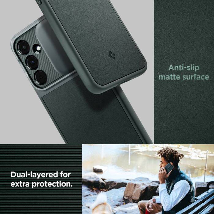 Etui Spigen Optik Armor Galaxy A55 5g Abyss Green Case