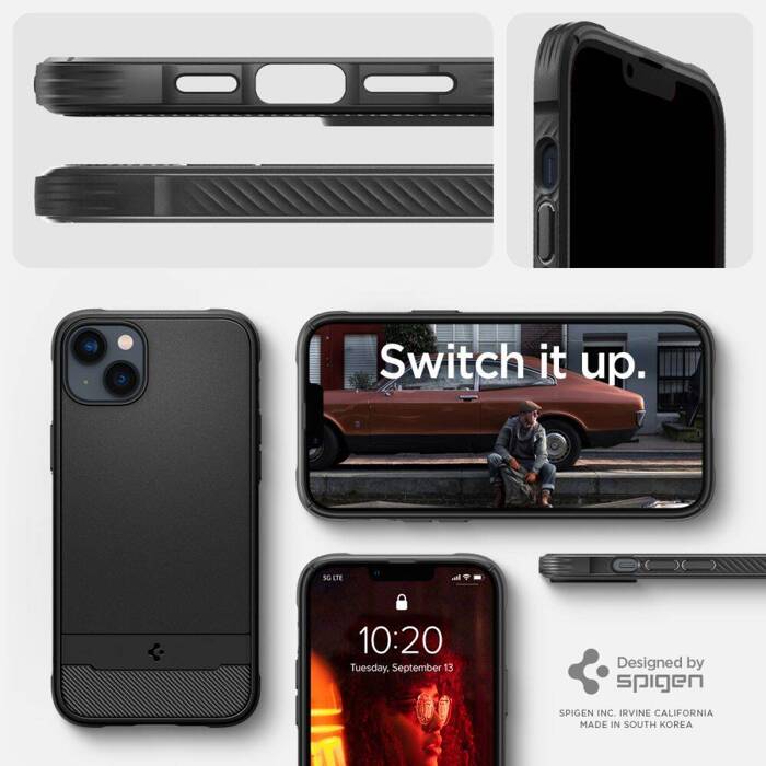 Etui Spigen Rugged Armor Mag Magsafe iPhone 14 Matte Black