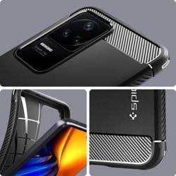 Etui Spigen Rugged Armor Xiaomi Poco F4 Matte Black