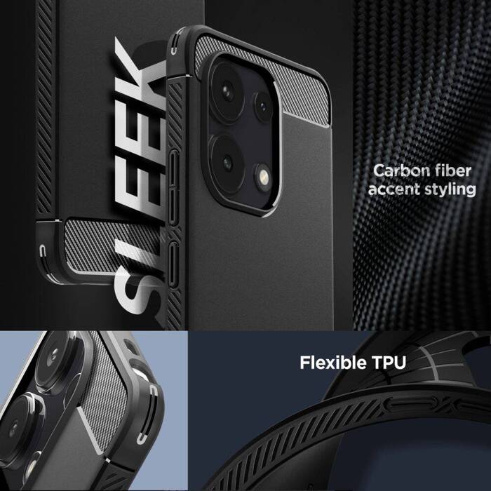 Etui Spigen Rugged Armor Xiaomi Redmi Note 13 4g / Lte Matte Black Case