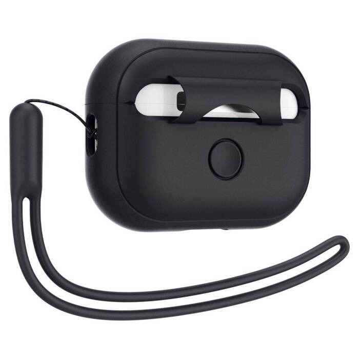 Etui Spigen Silicone Fit Strap Apple Airpods Pro 1 / 2 Black Case