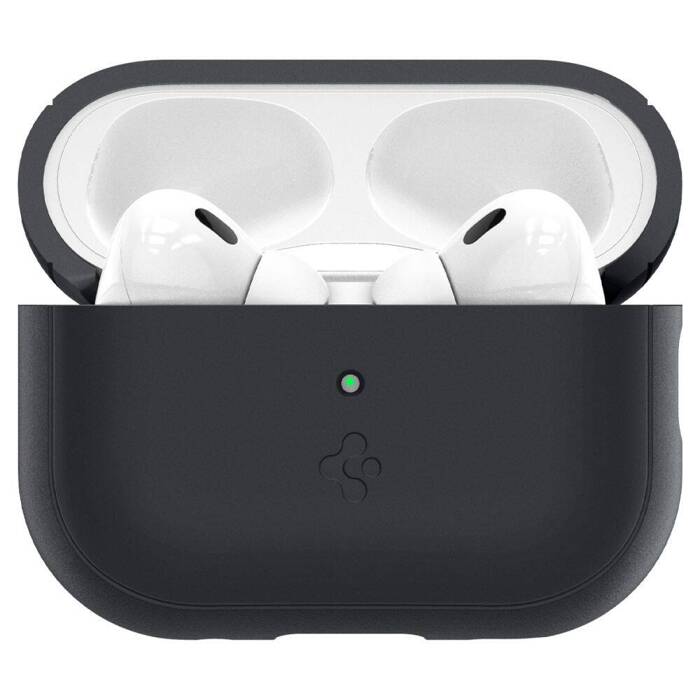 Etui Spigen Silicone Fit Strap Apple Airpods Pro 1 / 2 Black Case