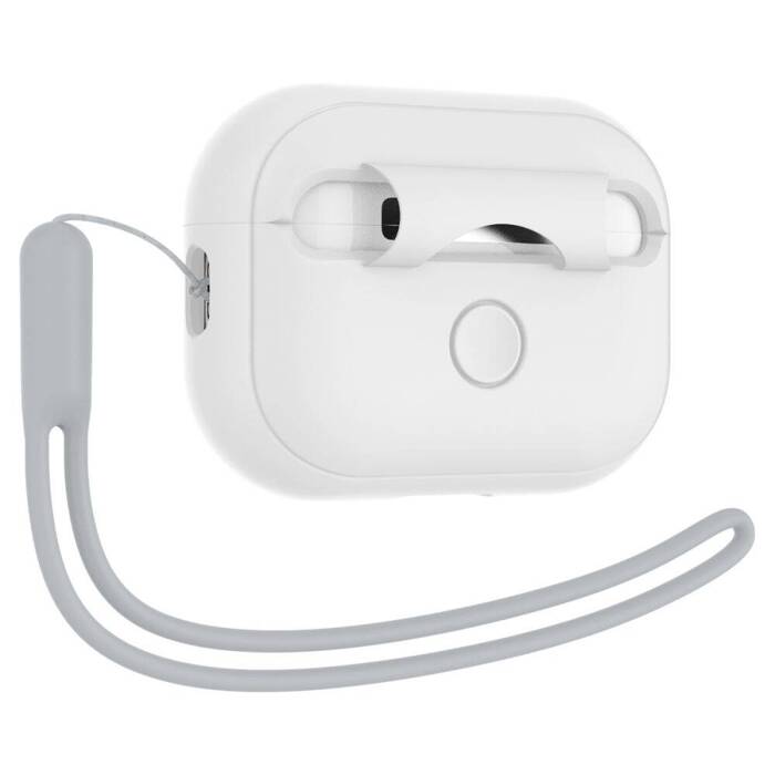 Etui Spigen Silicone Fit Strap Apple Airpods Pro 1 / 2 White/grey Case