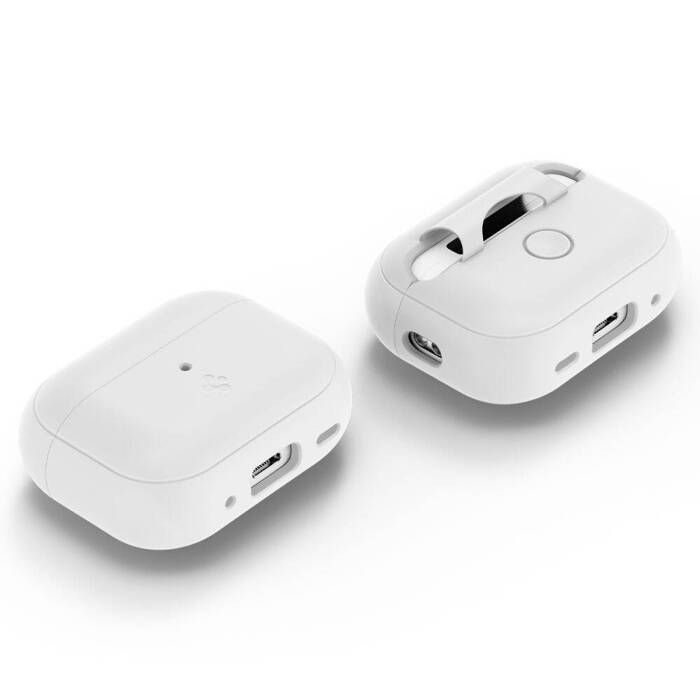 Etui Spigen Silicone Fit Strap Apple Airpods Pro 1 / 2 White/grey Case