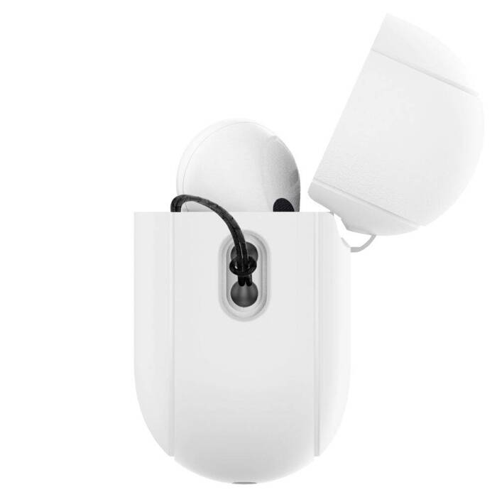 Etui Spigen Silicone Fit Strap Apple Airpods Pro 1 / 2 White/grey Case