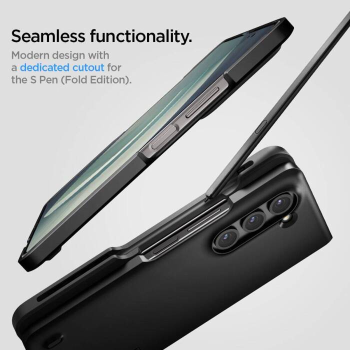 Etui Spigen Thin Fit Pen Galaxy Z Fold 5 Black Case