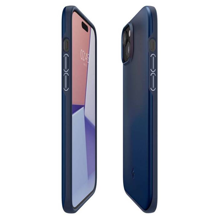 Etui Spigen Thin Fit iPhone 15 Navy Blue Case