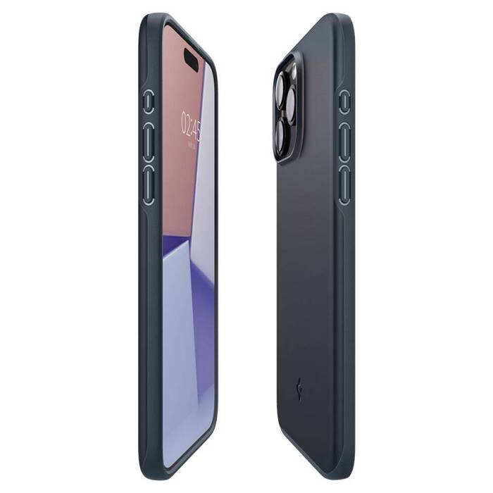 Etui Spigen Thin Fit iPhone 15 Pro Max Metal Slate Case