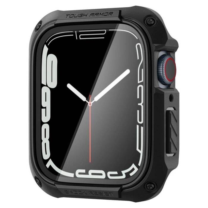 Etui Spigen Tough Armor Apple Watch 6 7 8 9 45mm Czarne