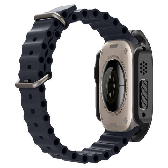 Etui Spigen Tough Armor Apple Watch Ultra 49mm Ultra 2 Czarne