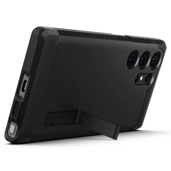 Etui Spigen Tough Armor Galaxy S23 Ultra Black Case