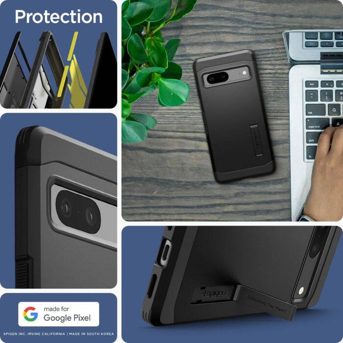 Etui Spigen Tough Armor Google Pixel 7 Etui Black