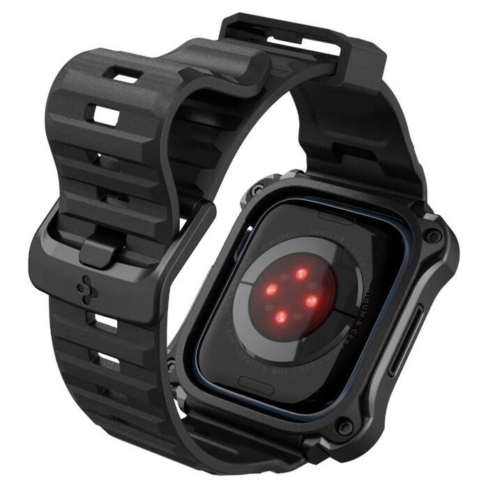 Etui Spigen Tough Armor Pro Apple Watch 7 8 9 45mm Czarne