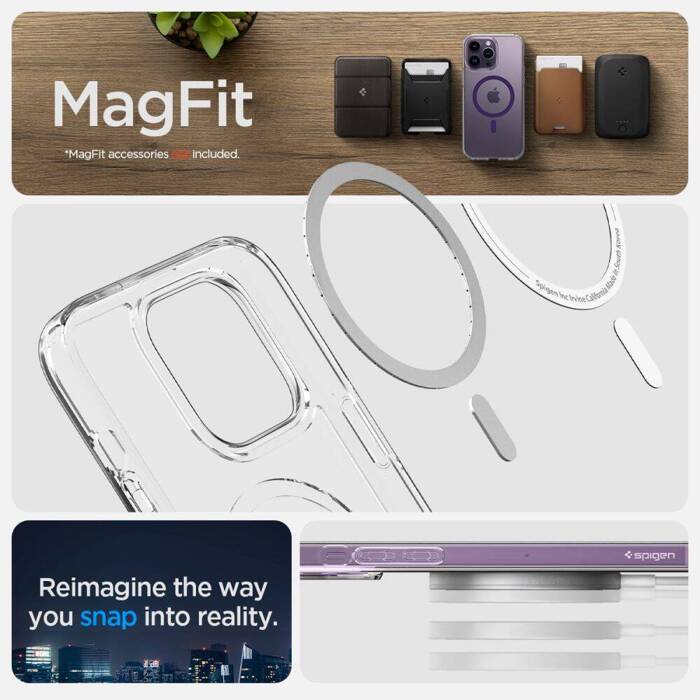 Etui Spigen Ultra Hybrid Mag Magsafe iPhone 14 Pro Max Deep Purplecase