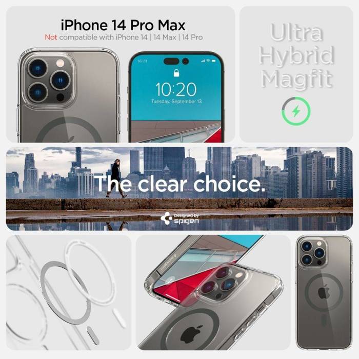 Etui Spigen Ultra Hybrid Mag Magsafe iPhone 14 Pro Max Graphite