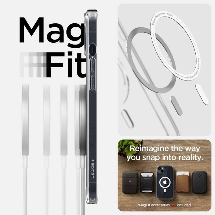 Etui Spigen Ultra Hybrid Mag Magsafe iPhone 14 White