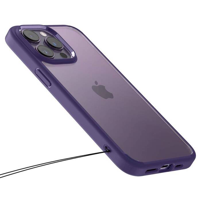 Etui Spigen Ultra Hybrid iPhone 14 Pro Deep Purple Case