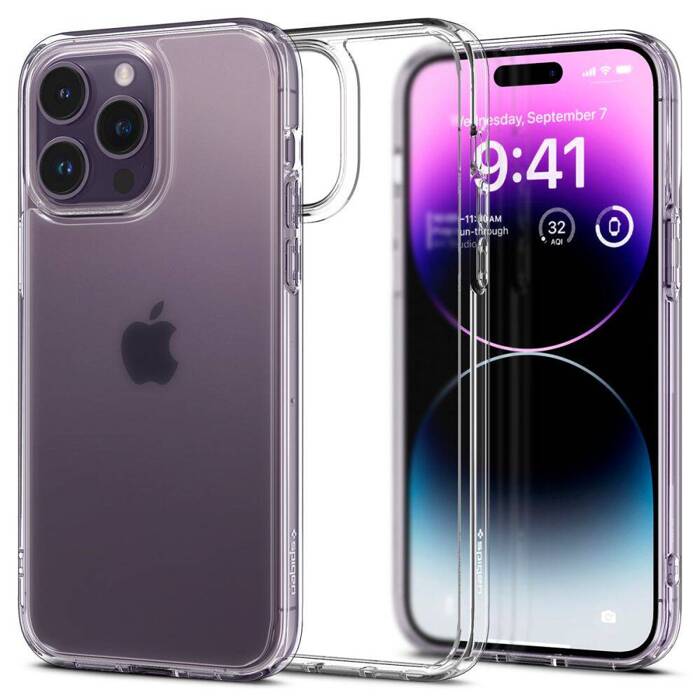 Etui Spigen Ultra Hybrid iPhone 14 Pro Frost Clear