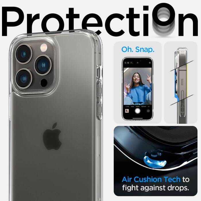 Etui Spigen Ultra Hybrid iPhone 14 Pro Frost Clear