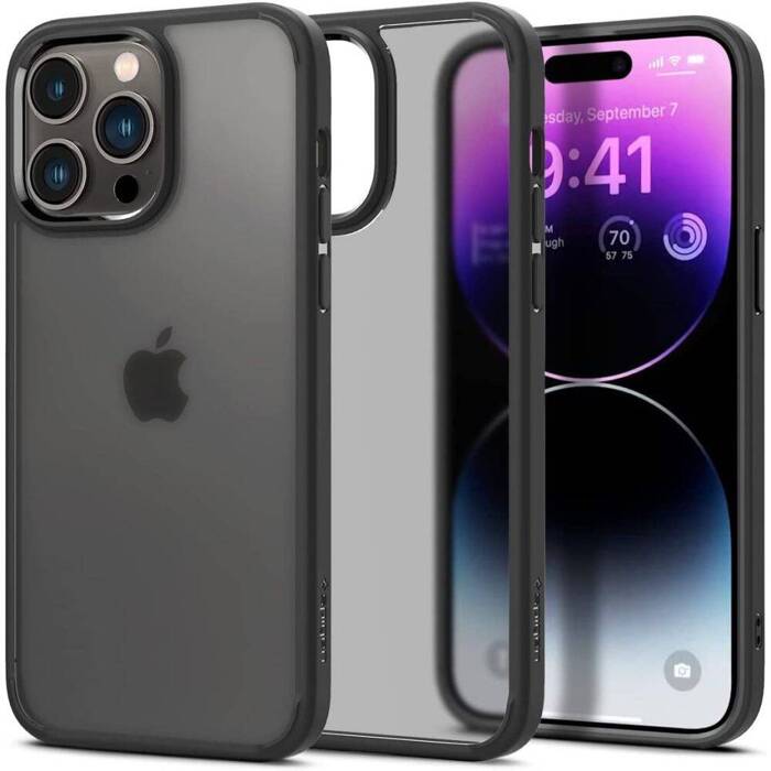 Etui Spigen Ultra Hybrid iPhone 14 Pro Max Frost Black