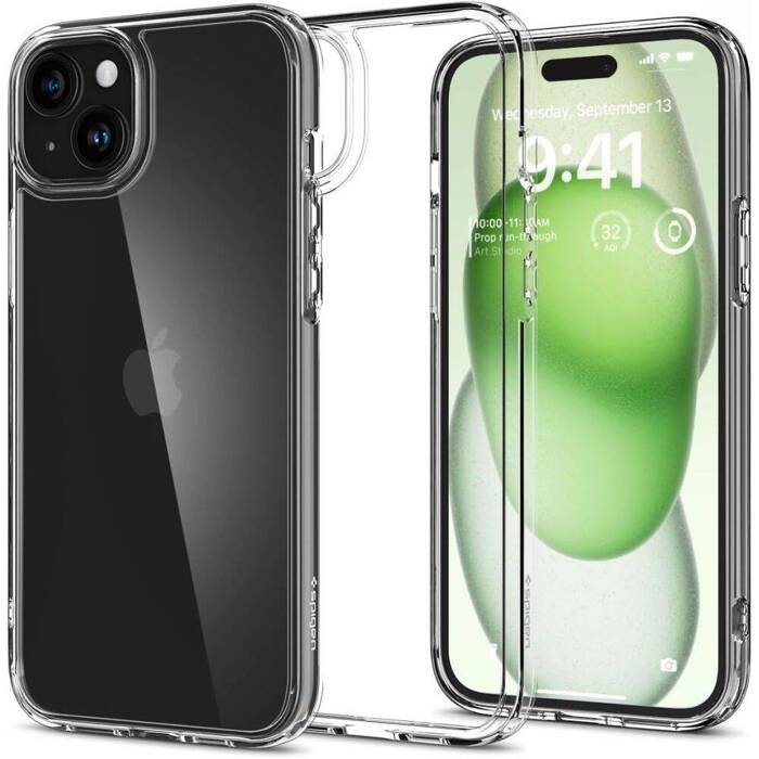 Etui Spigen Ultra Hybrid iPhone 15 Plus Crystal Clear