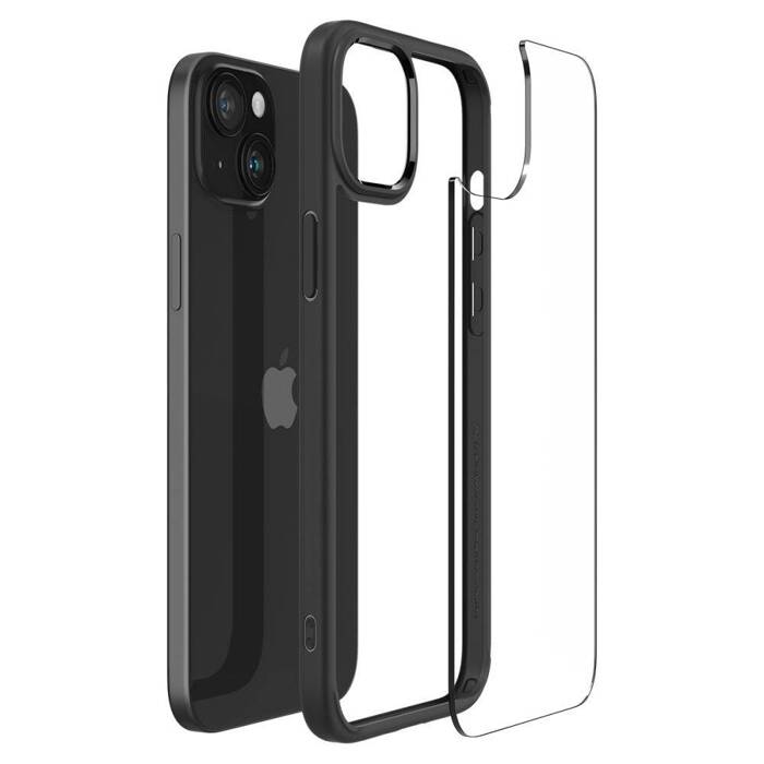 Etui Spigen Ultra Hybrid iPhone 15 Plus Matte Black Case