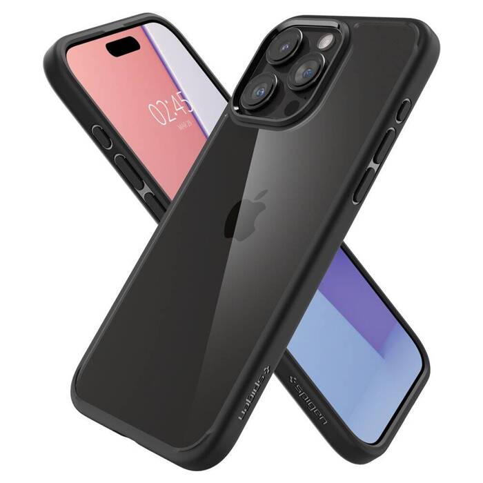 Etui Spigen Ultra Hybrid iPhone 15 Pro Matte Black