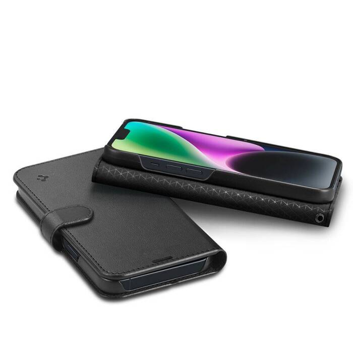 Etui Spigen Wallet S iPhone 14 Black Case