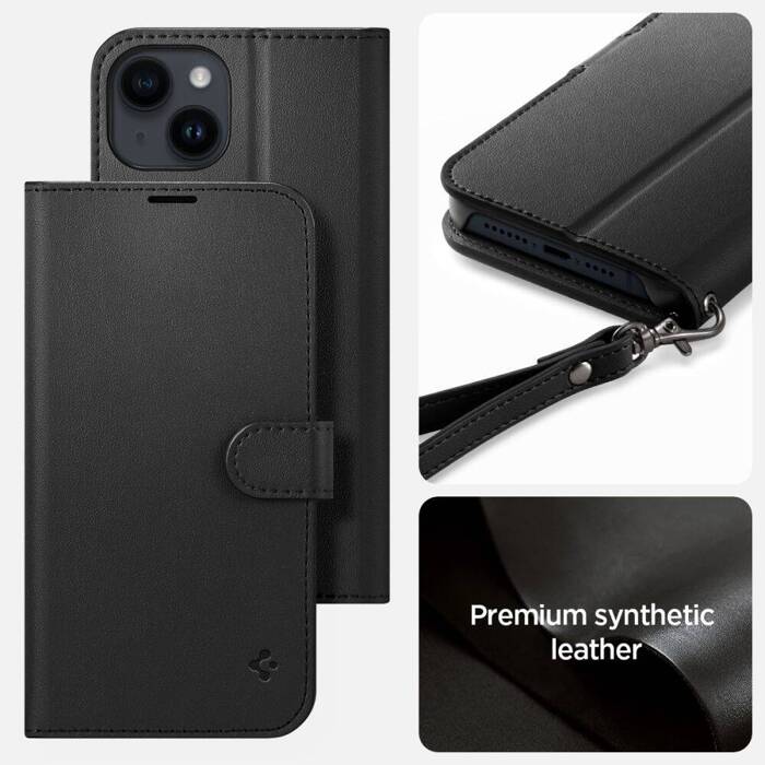 Etui Spigen Wallet S iPhone 14 Black Case