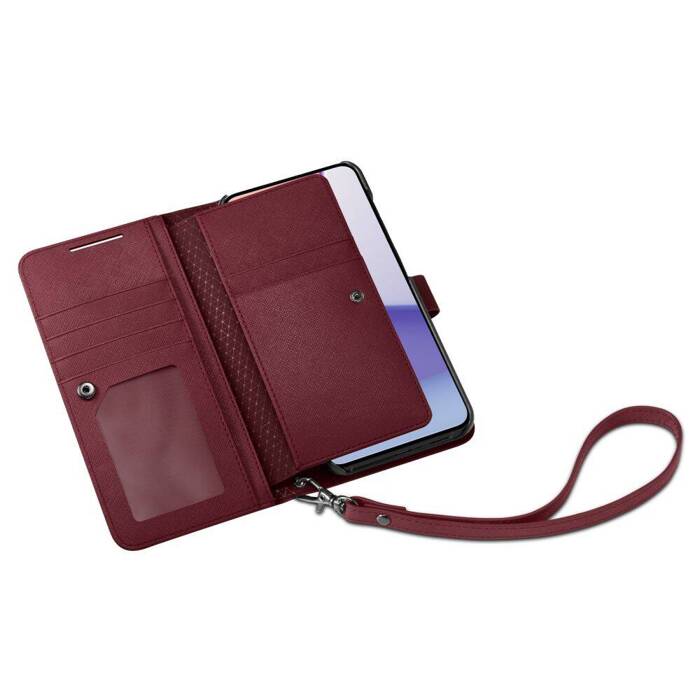 Etui Spigen Wallet ”s” Plus Galaxy S23 Plus Burgundy Case