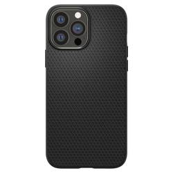 Etui Spigen iPhone 13 Pro Max Liquid Air Matte Black Case + Szkło Hartowane Spigen Full Cover