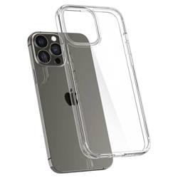 Etui Spigen iPhone 13 Pro Max Ultra Hybrid Crystal Przezroczyste Clear Case + Szkło Hartowane Spigen Full Cover