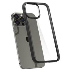 Etui Spigen iPhone 13 Pro Max Ultra Hybrid Matte Black Case + Szkło Hartowane Spigen Full Cover