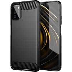 Etui TECH-PROTECT Xiaomi Poco M3 Tpucarbon Black Czarne Case