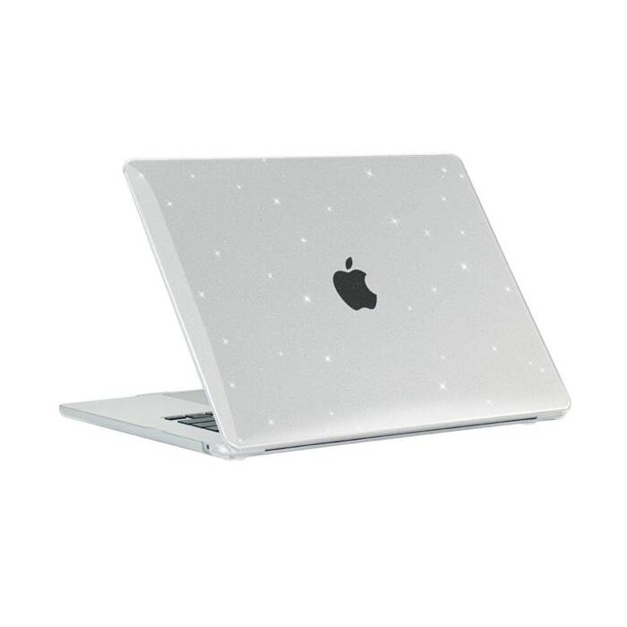 Etui Tech-Protect Smartshell Macbook Air 15 2023 Glitter Clear Case