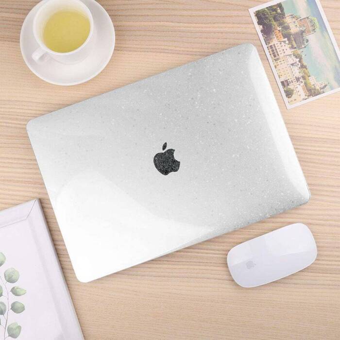 Etui Tech-Protect Smartshell Macbook Air 15 2023 Glitter Clear Case